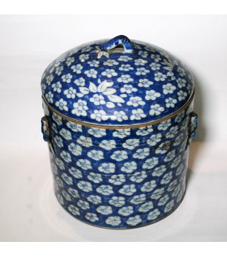 Antico Vaso-biscottiera porcellana cinese 