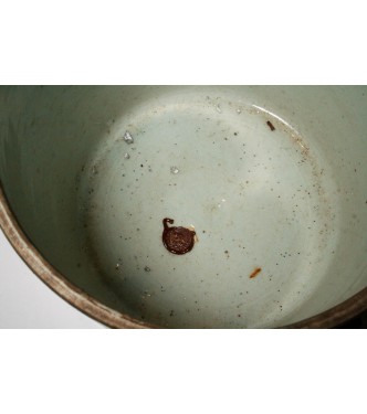 Antico Vaso-biscottiera porcellana cinese 