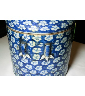 Antico Vaso-biscottiera porcellana cinese 