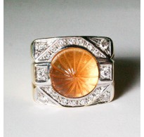 Anello Silvia Kelly Citrino e Brillanti