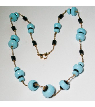 Collana Silvia Kelly in Pasta di Turchese