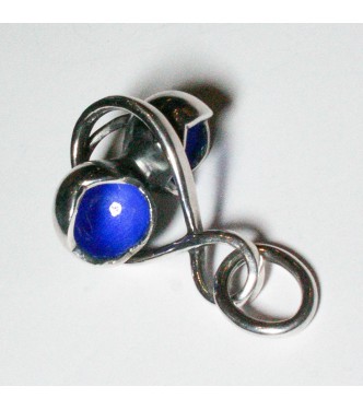 Ciondolo anni '70 smalti blu