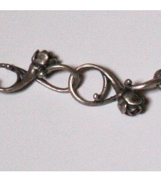 Girocollo argento Ottaviani roselline anni '60