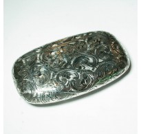Scatola argento incisa