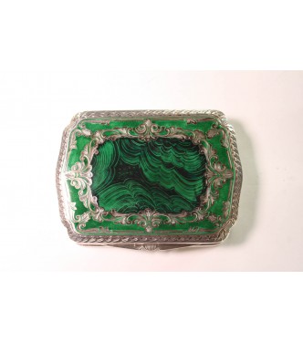 Scatola fiorentina smalto verde