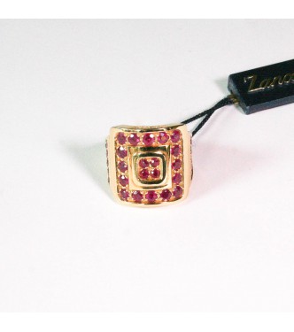 Anello Zancan oro e rubini