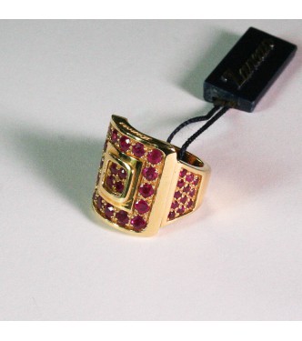 Anello Zancan oro e rubini