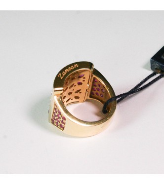 Anello Zancan oro e rubini